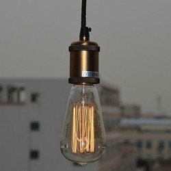 Max 60W Traditional/Classic / Vintage Mini Style / Bulb Included Electroplated Pendant LightsLiving Room / Bedroom / Dining Room /