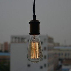 Max 60W Traditional/Classic / Vintage Mini Style / Bulb Included Electroplated Pendant LightsLiving Room / Bedroom / Dining Room /