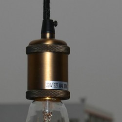 Max 60W Traditional/Classic / Vintage Mini Style / Bulb Included Electroplated Pendant LightsLiving Room / Bedroom / Dining Room /