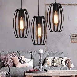 E27 13*23CM Line 1M Led Creative Loft Restoring Ancient Ways, Single Head Wrought Iron Chandelier Lamp