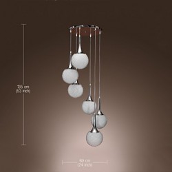 Max 60W Modern/Contemporary / Globe Electroplated Metal Flush Mount Living Room / Bedroom / Dining Room