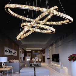 YL LED Ceiling Lights with Fashion Style Ring Crystal Ceiling Lamp