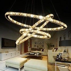 YL LED Ceiling Lights with Fashion Style Ring Crystal Ceiling Lamp