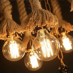 40W Vintage Painting Plastic Pendant LightsLiving Room / Bedroom / Dining Room / Study Room/Office / Kids Room / Entry / Game Room /