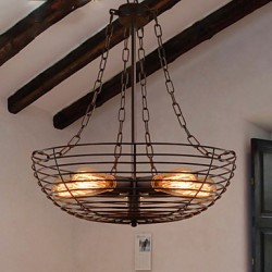 Retro Classic Metal Ceiling Lights, Simple Dining Room Kitchen Pendant Lamps Bar Cafe Hallway Balcony Pendant Lamp