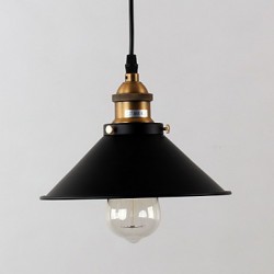 Max 60W Traditional/Classic / Retro / Bowl Mini Style / Bulb Included Painting Pendant LightsLiving Room / Bedroom / Dining Room /