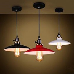 American Industrial Cafe Bars Attic LOFT Style Study UFO Droplight