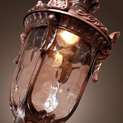 Antique Inspired Pendant Light with 1 Light