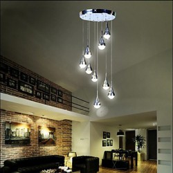 Lamps And Lanterns Stair Stage 9 Head LED Ceiling Lamp