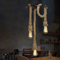 MAX 40W Retro Mini Style Electroplated Metal Pendant LightsLiving Room / Bedroom / Dining Room / Study Room/Office / Kids Room / Entry /