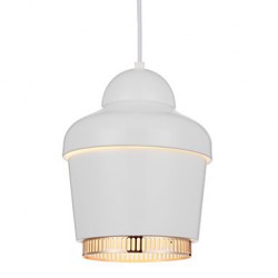 Pendant Lamp/1 Light/Modern Simplicity/Golden/Chrome/Black/White/Carbon Steel/Metal/Chandelier