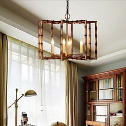 American Country Simple Antique Copper Iron Chandelier Chandelier Creative Restaurant