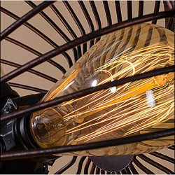 Retro Industrial Wind lamp fan pendant lamp American style bar