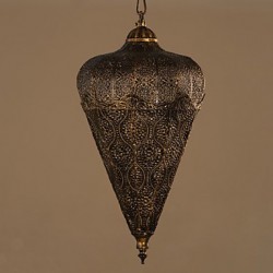 Southeast Asian American Retro Hand Hollow Iron Chandelier