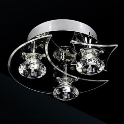 Chandelier Modern LED Crystal Living 3 Lights