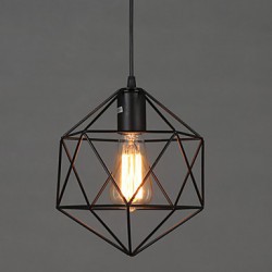 E27 5-15㎡ Geometrical Line Diamond Wrought Iron Chandelier Pendant Lights LED Modern/Contemporary