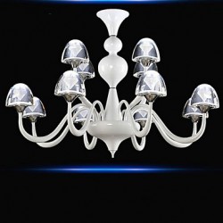 Modern Minimalist Creative LED Crystal Mushroom Pendant 8+4