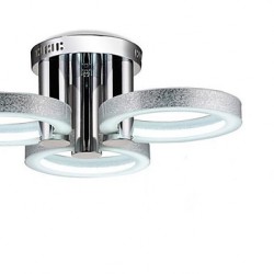 Chandelier LED Modern Silver 3 Lights