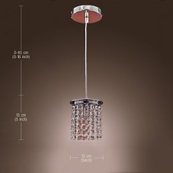 Max 40W Modern/Contemporary Crystal / Mini Style / Bulb Included Electroplated Pendant LightsLiving Room / Dining Room / Study