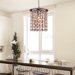 Max 40W Modern/Contemporary Crystal / Mini Style / Bulb Included Electroplated Pendant LightsLiving Room / Dining Room / Study