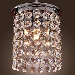 Max 40W Modern/Contemporary Crystal / Mini Style / Bulb Included Electroplated Pendant LightsLiving Room / Dining Room / Study