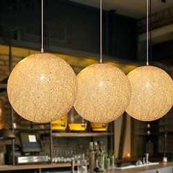 E27 15CM Line 1M Contemporary And Contracted Spherical Cany Art Lamp Hemp Ball Pendant Lamp Led Light