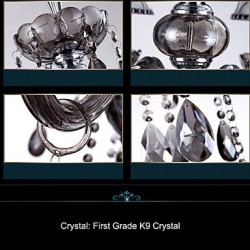 110V OR 220V Luxury Crystal Chandelier/K9 Crystal Chandeliers Living Room / Bedroom / Study Room