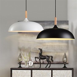 Retro pendant lights Painting Wood+Metal Dining Room, Living Room, Cafe , Kitchen , Kids Room pendant lamps