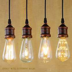 Pendant Lights Traditional/Classic/Vintage/Retro/Country Study Room/Office/Hallway/Garage E26/E27 Metal