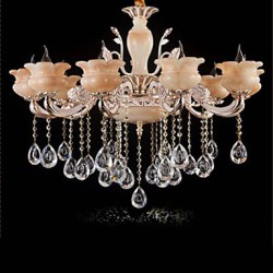 Jade Crystal Pendant lamp Villa Hotel 8