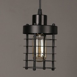 E14 10*18CM Line 1M Retro Circle Of Single Head Lamps And Lanterns Character Art Chandelier Led Lamp