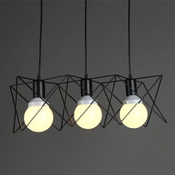 E27 18*19CM Line 1M Contracted And Contemporary Creative Design Single Aisle, Wrought Iron Head Droplight LED 1PC