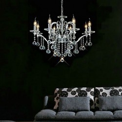 Elegant Crystal Chandelier with 8 Lights