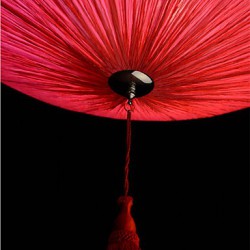 Lotus Leaf Modern Marine Cloth Art Corridor Droplight Of Red Lanterns Lamp LED Light