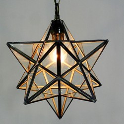 30CM The Pentagon Star Light Contracted And Contemporary Chandelier Lamp LED