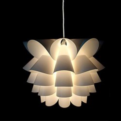 30cmContemporary And Contracted The Nordic Idea White Lotus Droplight Lamp LED