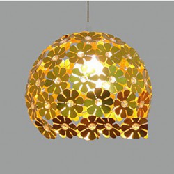 E27 18CM Line 1M Modern Color Restaurant Plum Flower Ball Single Head Crystal Droplight Of The Line LED 1PC