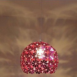 E27 18CM Line 1M Modern Color Restaurant Plum Flower Ball Single Head Crystal Droplight Of The Line LED 1PC