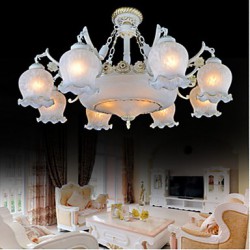 Chandeliers White 220V European Retro Classic