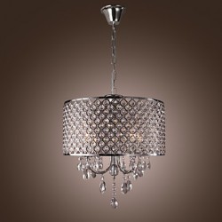 MAX:60W Traditional/Classic Crystal Chrome Metal Chandeliers Living Room / Bedroom / Dining Room / Study Room/Office / Entry