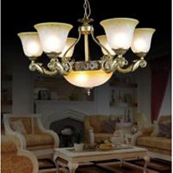 Chandeliers 220V Bronze European Retro Classic