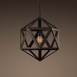 60W Iron Pendent Light with Painting Finish
