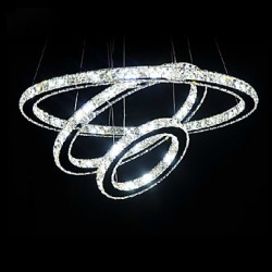 Pendant Lights Crystal/LED Modern/Contemporary Bedroom/Dining Room/Study Room/Office Metal/90-240V