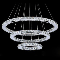 Pendant Lights Crystal/LED Modern/Contemporary Bedroom/Dining Room/Study Room/Office Metal/90-240V