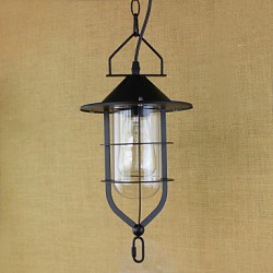 American Retro Rustic Pastoral Lighting Light Industrial Pendant Lamp