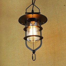 American Retro Rustic Pastoral Lighting Light Industrial Pendant Lamp