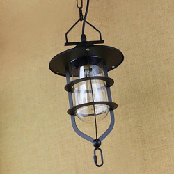 American Retro Rustic Pastoral Lighting Light Industrial Pendant Lamp