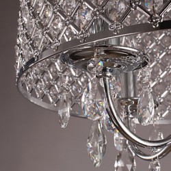 MAX:60W Traditional/Classic Crystal Chrome Metal Chandeliers Living Room / Bedroom / Dining Room / Study Room/Office / Entry