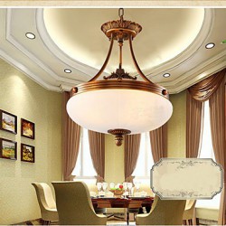 European Marble lamp Copper Chandelier Aisle Lights