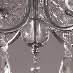 MAX:60W Traditional/Classic Crystal Chrome Metal Chandeliers Living Room / Bedroom / Dining Room / Study Room/Office / Entry